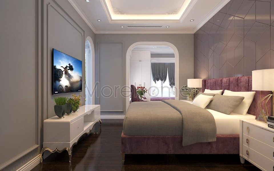 Thiết kế nội thất phòng ngủ biệt thự EuroLand